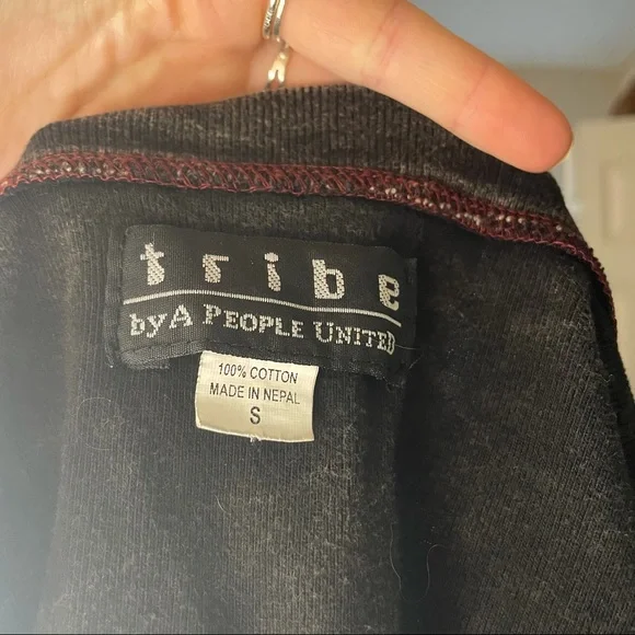 Colorful patchwork button down - Picture 3 of 3